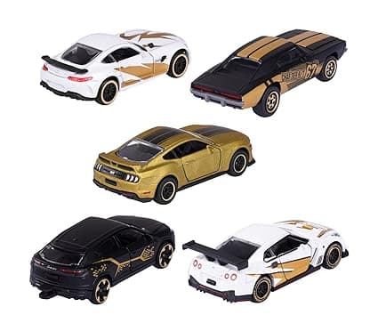 Majorette Limited Edition 9, Model Vehicles with Camouflage Look Gold