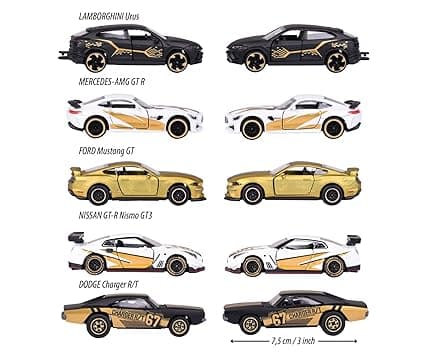 Majorette Limited Edition 9, Model Vehicles with Camouflage Look Gold view 2