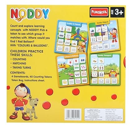 Funskool Noddy 123, Multi Color