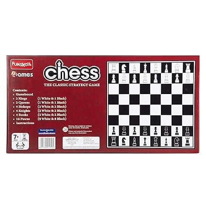 Funskool Black And White Chess Board view 2
