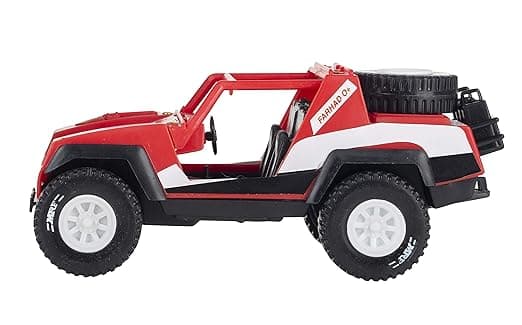 Funskool Giggles - Plastic Mrf Racing Jeep, Multicolour Push and Go vehicle