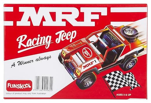 Funskool Giggles - Plastic Mrf Racing Jeep, Multicolour Push and Go vehicle view 2