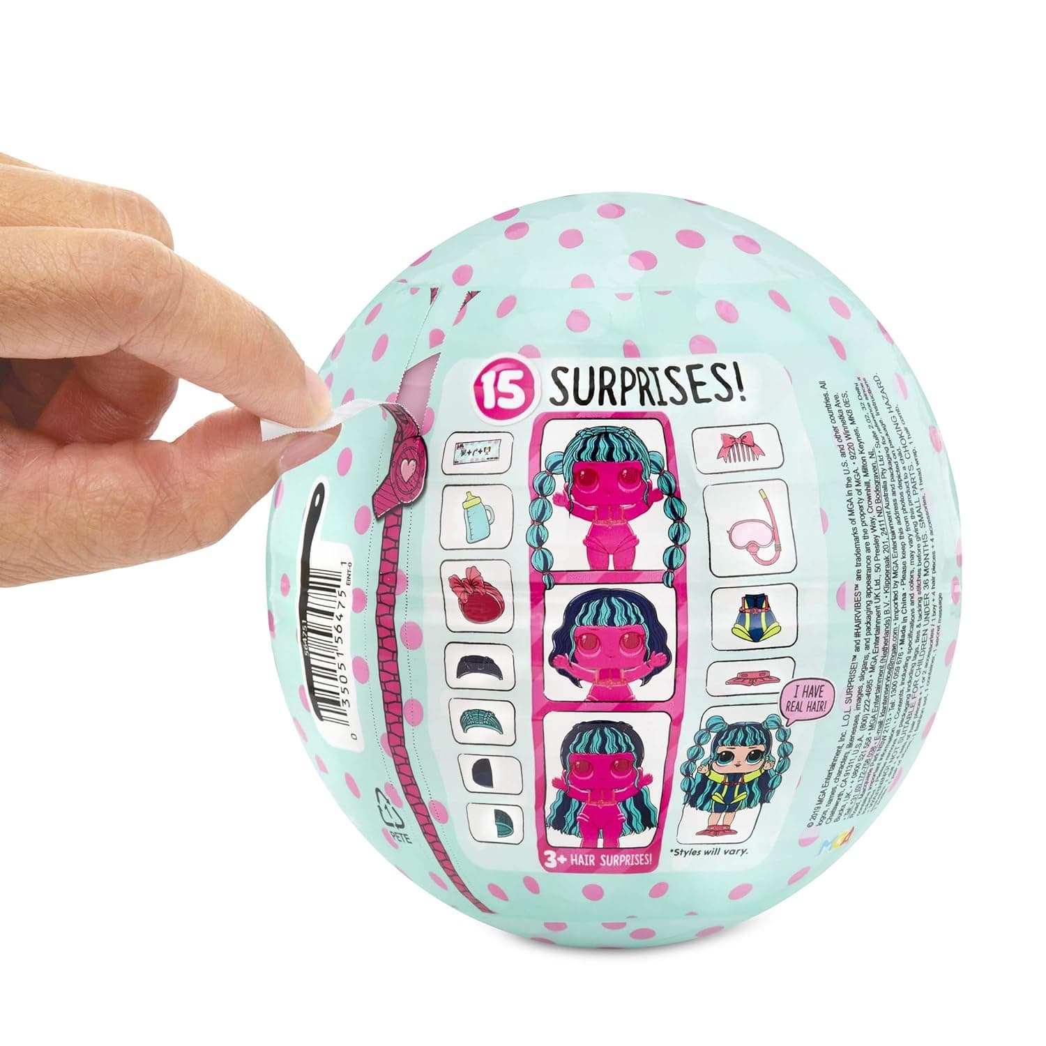 L.O.L. Surprise! Hairvibes Dolls with 15 Surprises