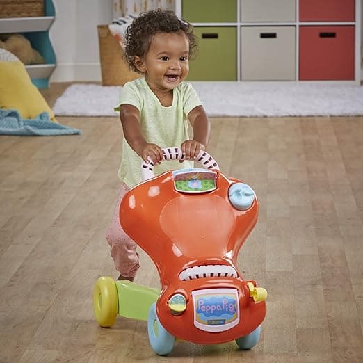 PLAYSKOOL Step Start Walk 'N Ride Peppa Pig Active 2-in-1 Ride-On and Walker Toy view 2