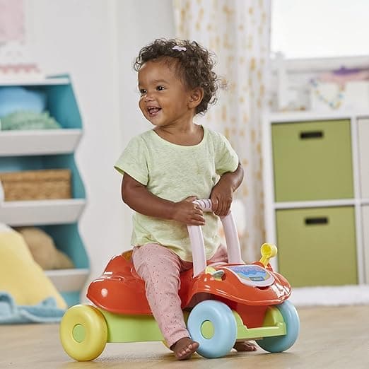 PLAYSKOOL Step Start Walk 'N Ride Peppa Pig Active 2-in-1 Ride-On and Walker Toy view 3
