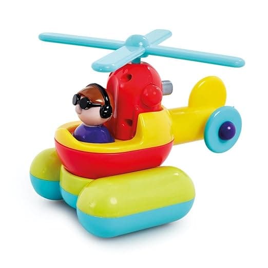 Early Learning Centre Build & Play Helicopter by Elc - Easy Construction, Encourages Problem Solving Skills, Increases Concentration & Memory, Ideal for Toddlers - Multicolor