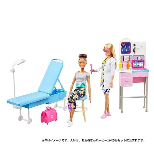 Barbie Medical Doctor Playset with Blonde Doctor Doll (12-in/30.40-cm), 20+ Medical Accessories: Exam Station & Table, Doctor Bag, Medical Tools & More, Great Gift for Ages 3 Years Old & Up view 3