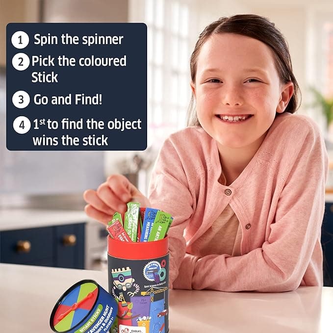 Chalk and Chuckles Smart Sticks-Stem Scavenger Hunt Game for Kids Age 8-10-12-14 Years, Gift for Boys and Girls 8-12 Year Old, Science Toys view 3