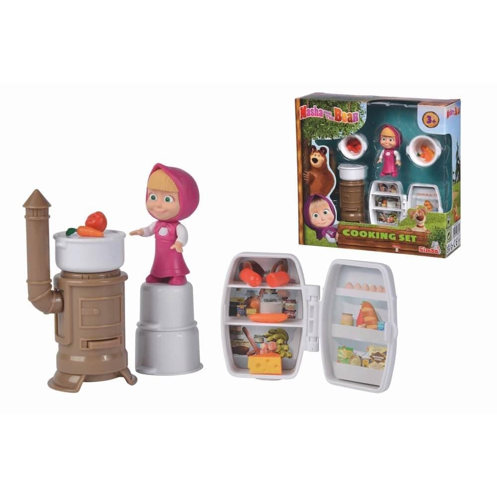 Masha & the Bear Masha And The Bear Mini Cooking Set By Fratelli Masha Doll With Cooking Set 2 Inch Masha Doll And ts Cooking Accessories Made In India