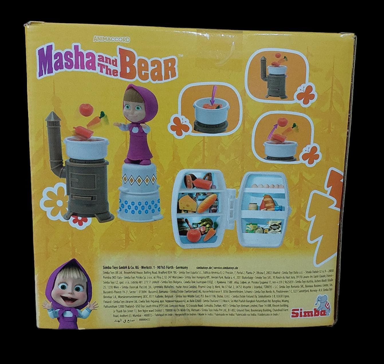 Masha & the Bear Masha And The Bear Mini Cooking Set By Fratelli Masha Doll With Cooking Set 2 Inch Masha Doll And ts Cooking Accessories Made In India view 2