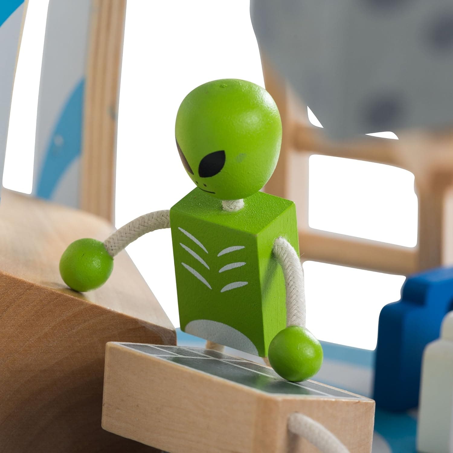 PLUM SUPER SPACE ROCKET WOODEN PLAYSET view 2