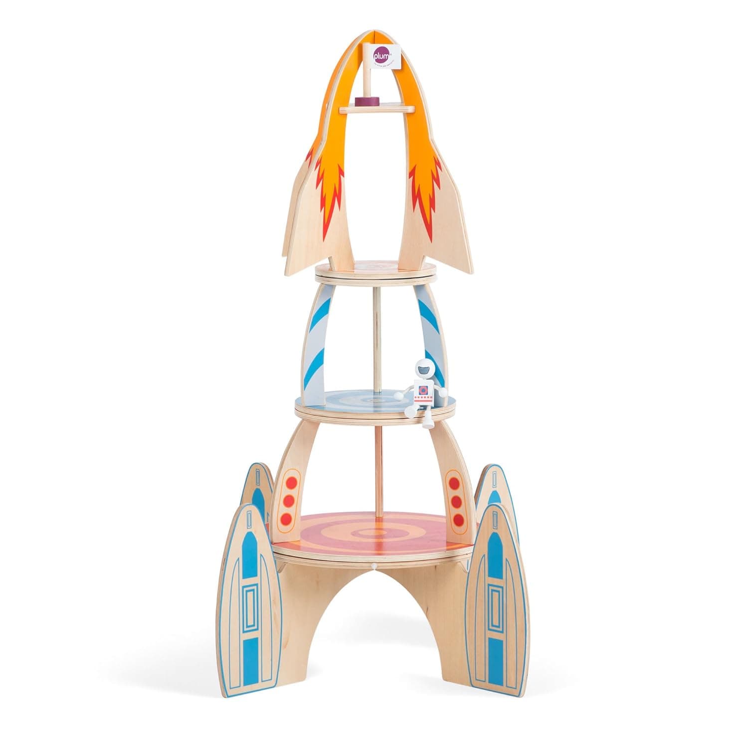 PLUM SUPER SPACE ROCKET WOODEN PLAYSET view 6
