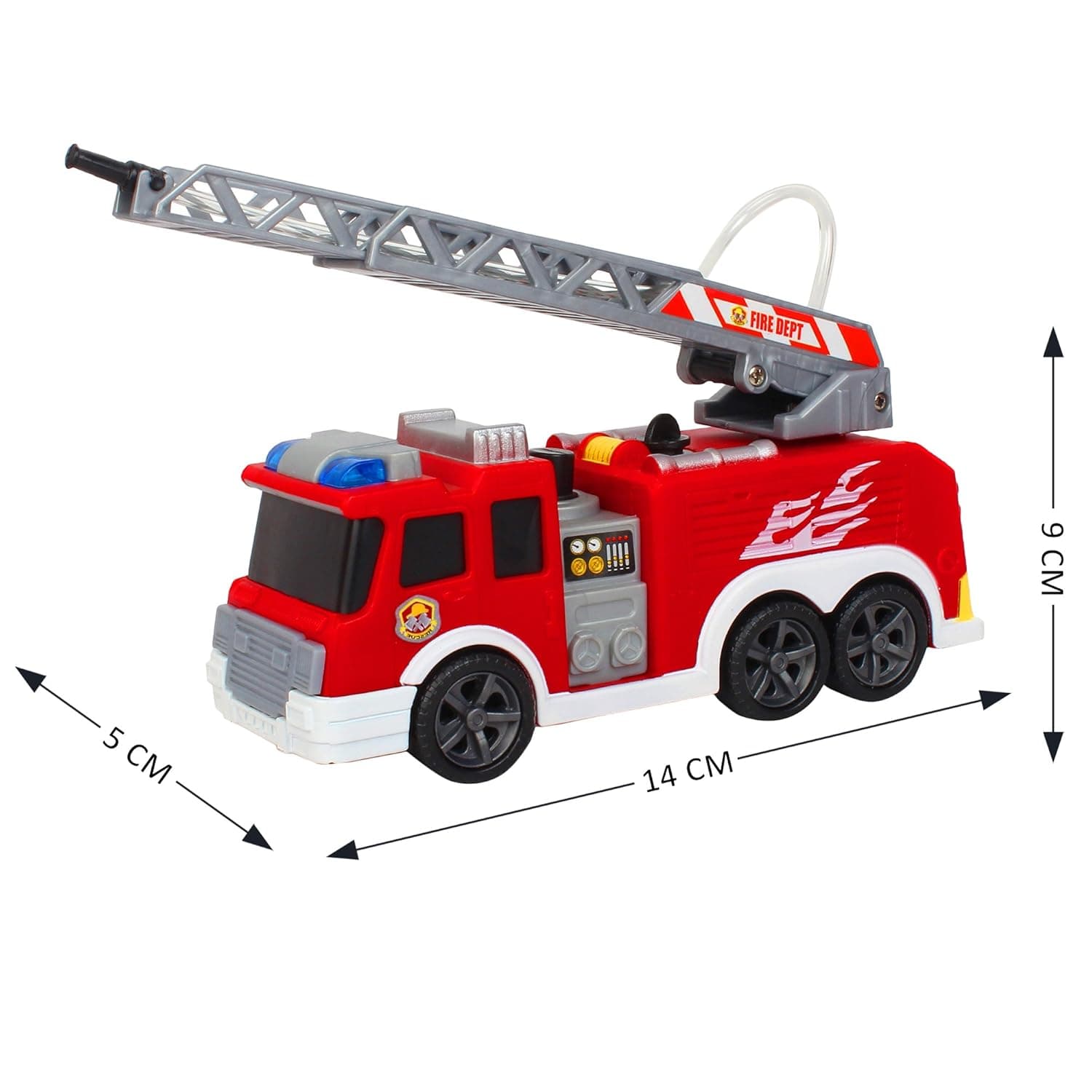 Dickie Toys 24" Light and Sound Fire Brigade Vehicle (With Working Pump) view 3