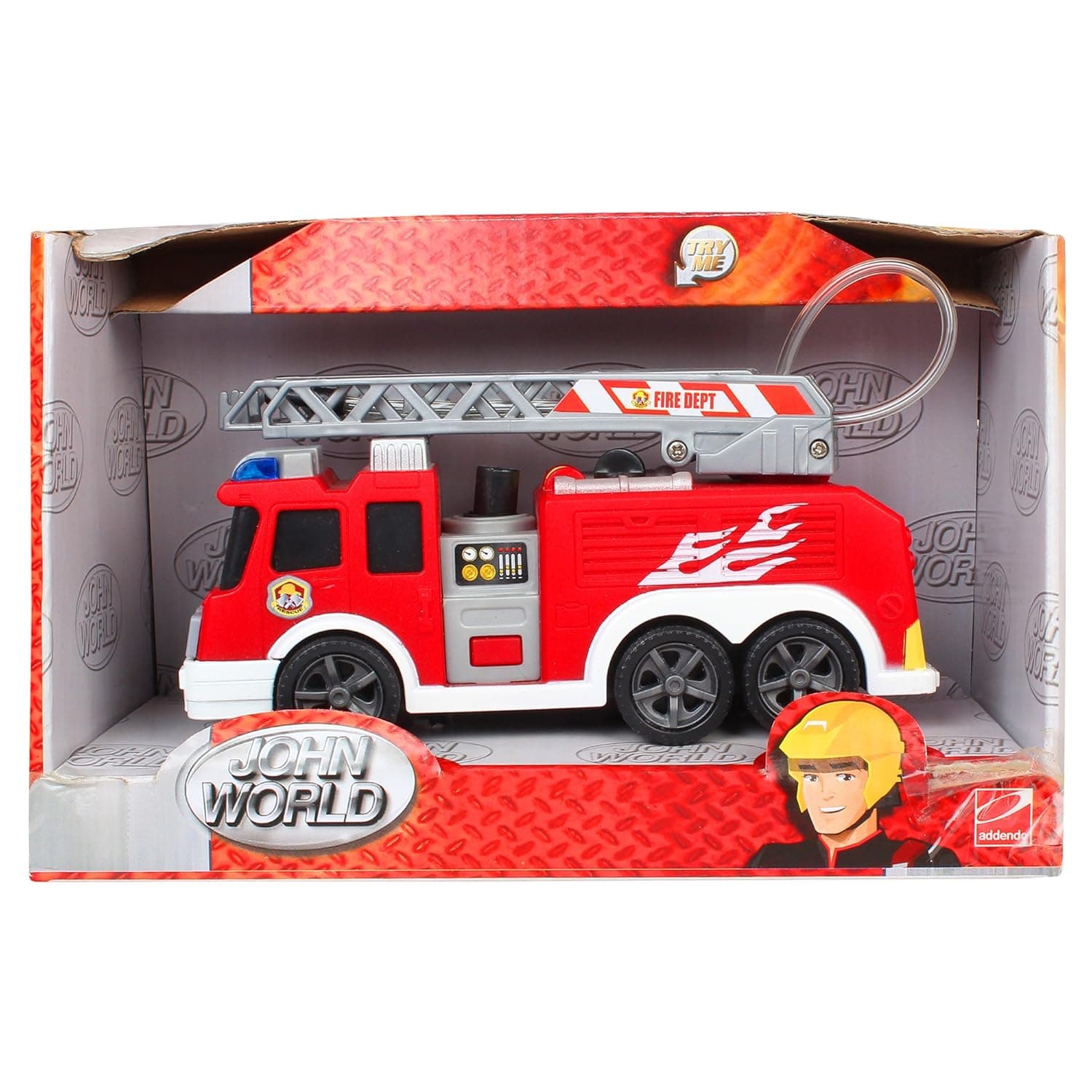 Dickie Toys 24" Light and Sound Fire Brigade Vehicle (With Working Pump) view 4