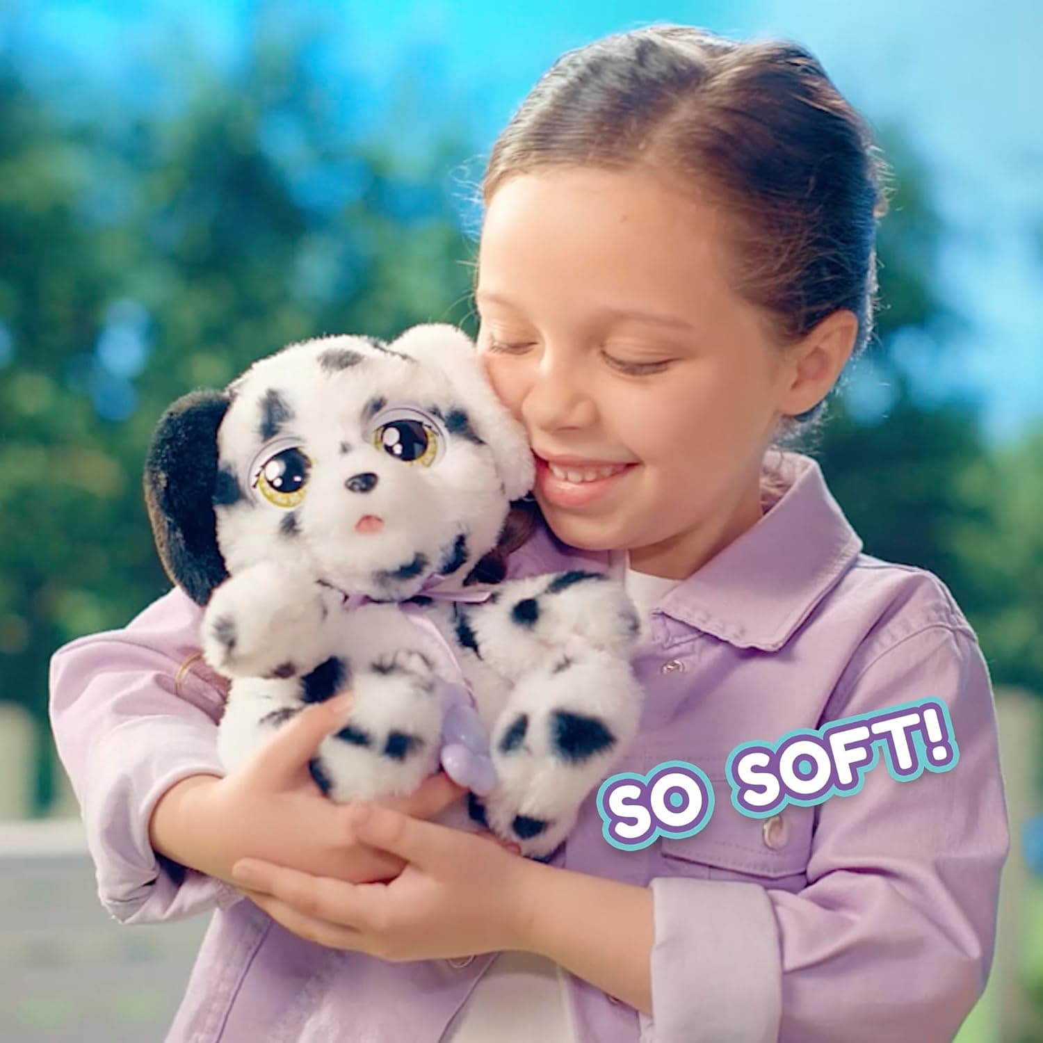 Baby Paws Dalmatian Puppy Toy with Cute Swaddle Bag|Scan QR Code for More Interactive Roleplay,Pretend Play Toy|That Make 5 Adorable Sounds Kids Toys for Ages 4+ |Birthday Gift for Pet Lovers -22 cm view 5