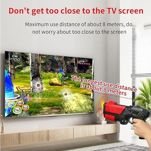 Sameo iPlay+ 32 Bit Motion TV Video Game Console with All New Motion Gun with 1056 Built in Games 33 Motion Sports Games,34 Puzzle Games, 69 Casual Game, 20 Shooting Game view 3