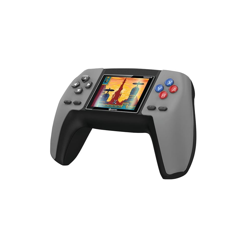 Sameo Kidsgear Controller Shaped Handheld Console Built-in 520 Retro Game (Graphite Grey) view 2