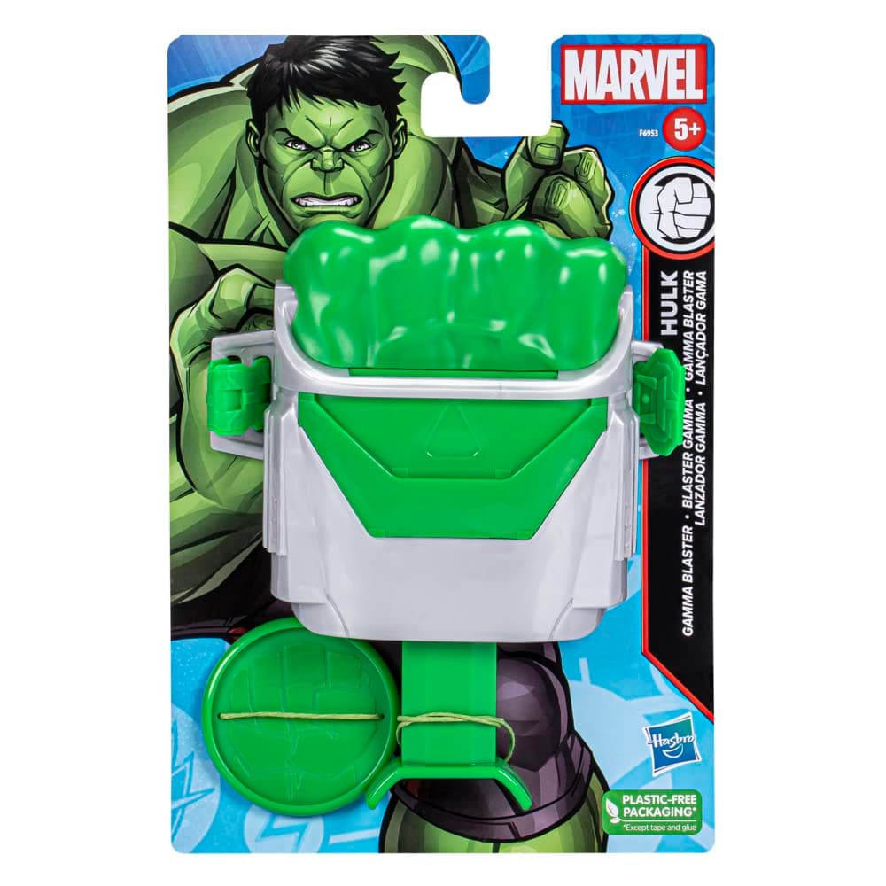 Marvel Hulk Gamma Blaster with Disc,Role Play Super Hero Toys for Kids Ages 5&Up,Multi view 2