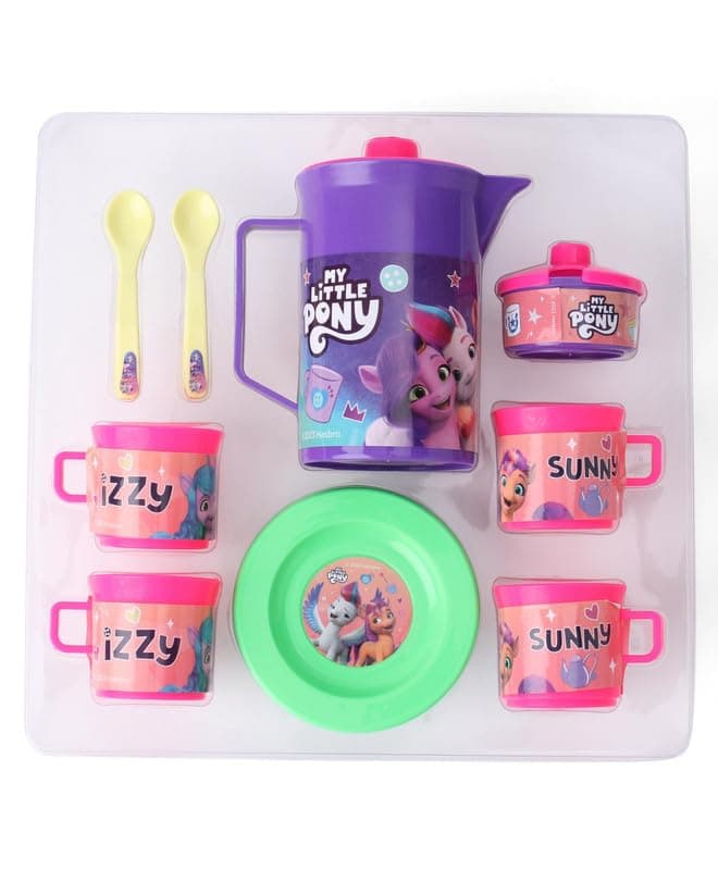 STRIDERS My Little Pony Realistic Sliceable Tea Party Set Toys Makes Fun and Satisfying to Kids 3 to 8 Years Kids