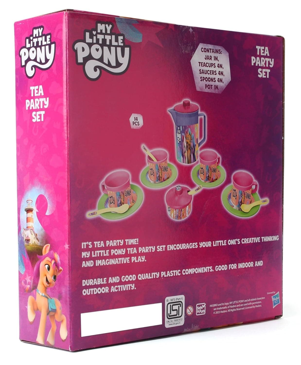 STRIDERS My Little Pony Realistic Sliceable Tea Party Set Toys Makes Fun and Satisfying to Kids 3 to 8 Years Kids view 4