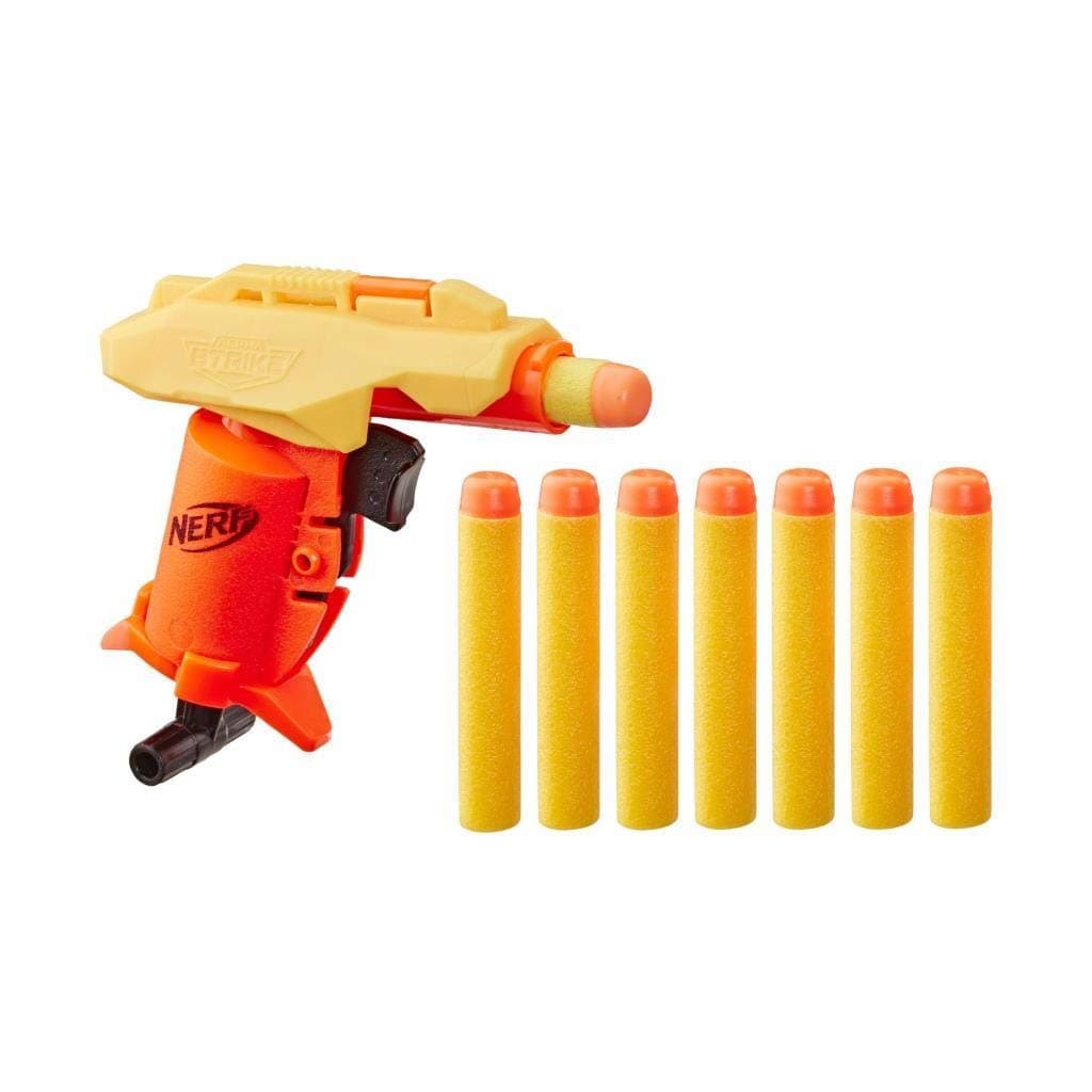 NERF Stinger Sd-1 Alpha Strike Toy Blaster, 8 Darts, for Kids, Teens, Adults, Yellow-Orange
