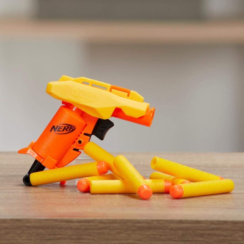 NERF Stinger Sd-1 Alpha Strike Toy Blaster, 8 Darts, for Kids, Teens, Adults, Yellow-Orange view 2