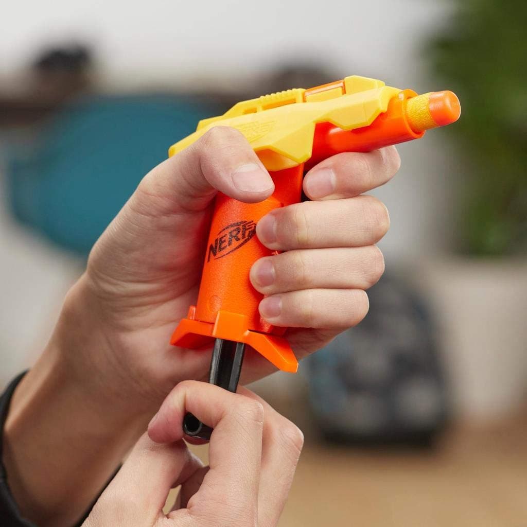 NERF Stinger Sd-1 Alpha Strike Toy Blaster, 8 Darts, for Kids, Teens, Adults, Yellow-Orange view 5