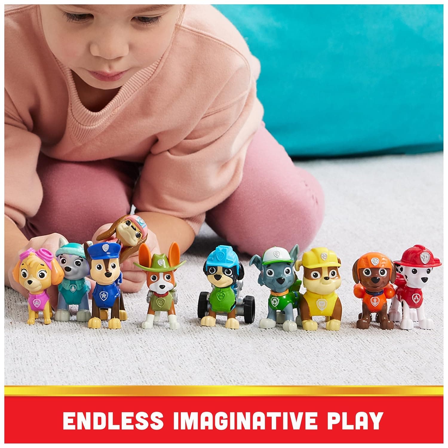 Paw Patrol All Paws Gift Pack – 10 Collectible Action Figures for Kids Aged 3+ view 2