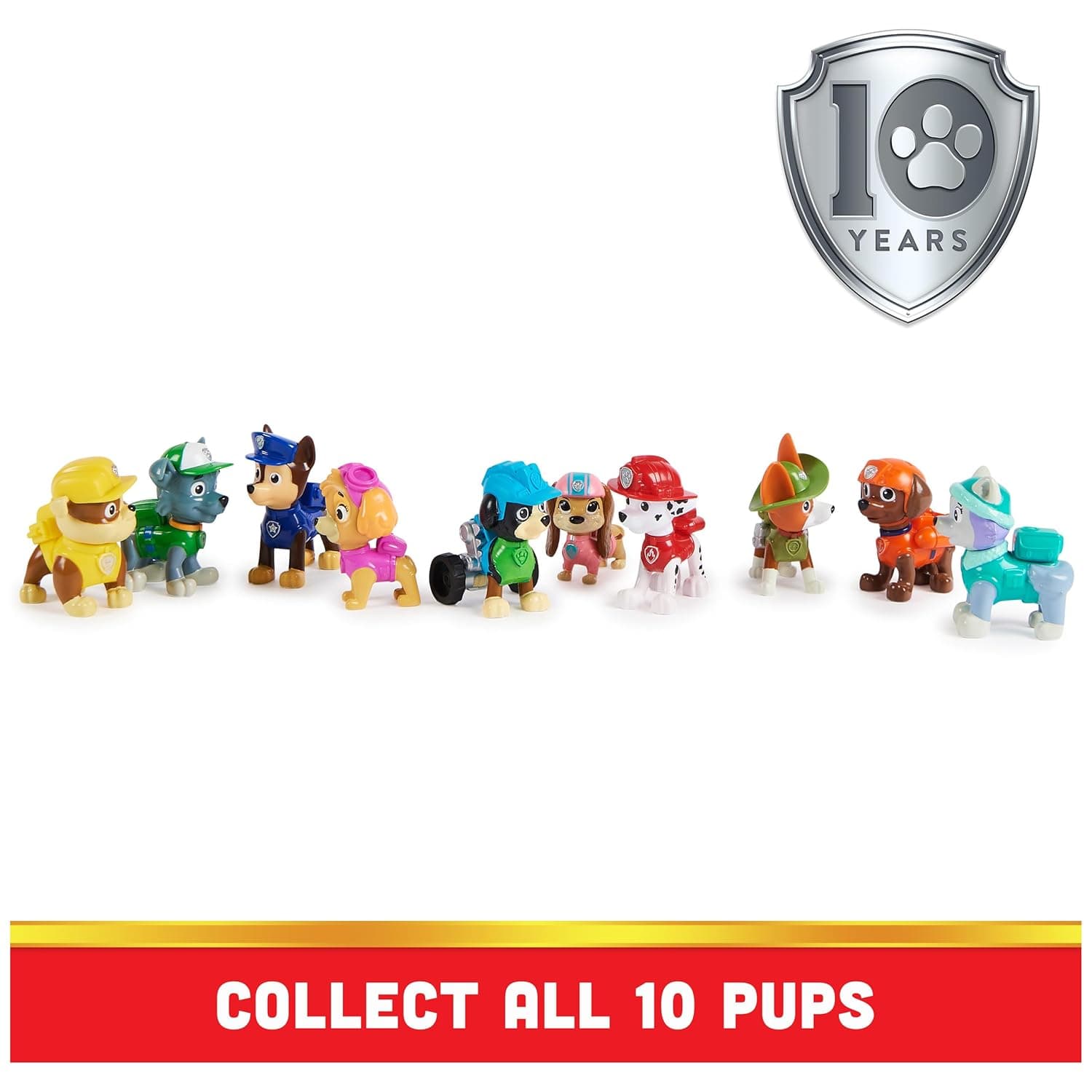 Paw Patrol All Paws Gift Pack – 10 Collectible Action Figures for Kids Aged 3+ view 3