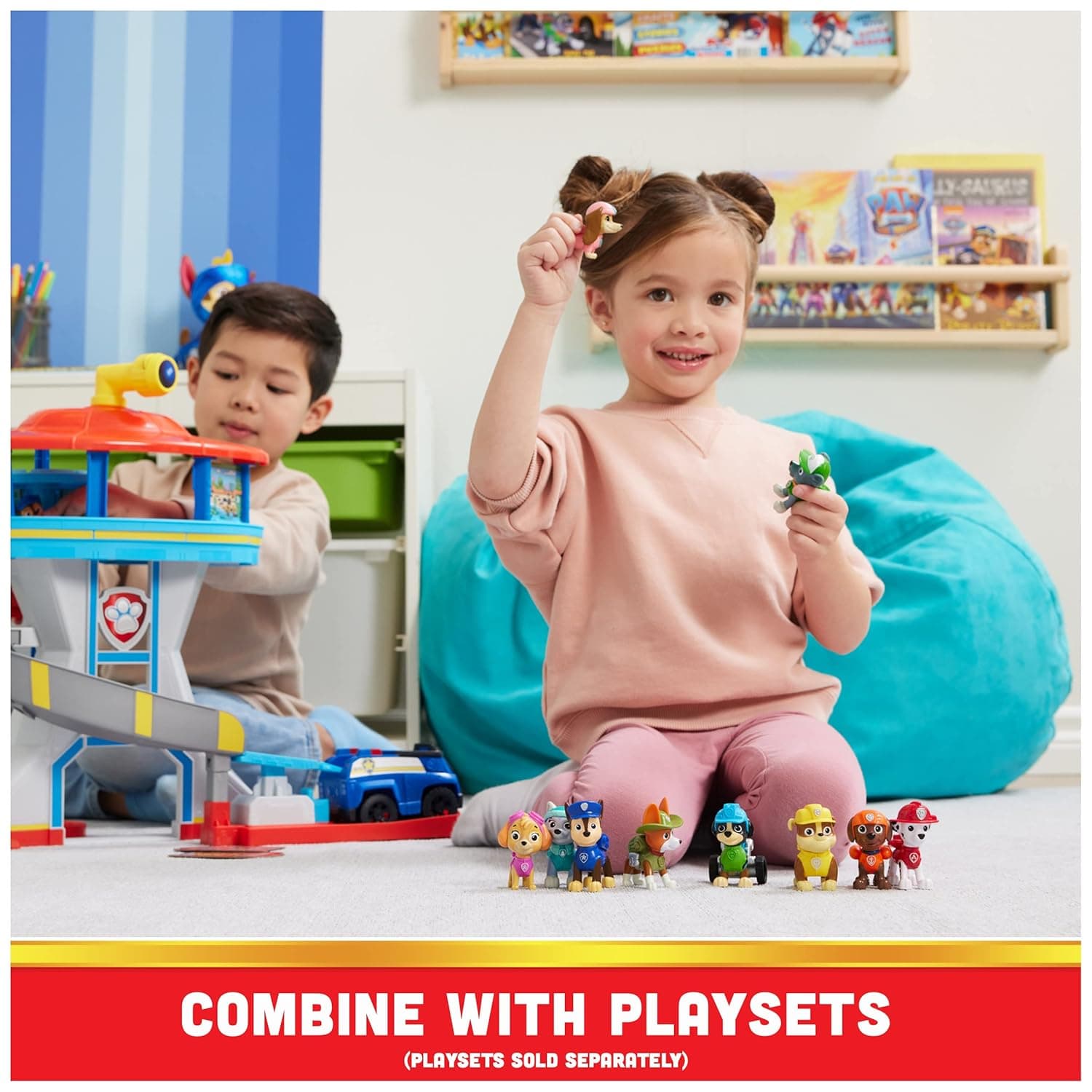 Paw Patrol All Paws Gift Pack – 10 Collectible Action Figures for Kids Aged 3+ view 5