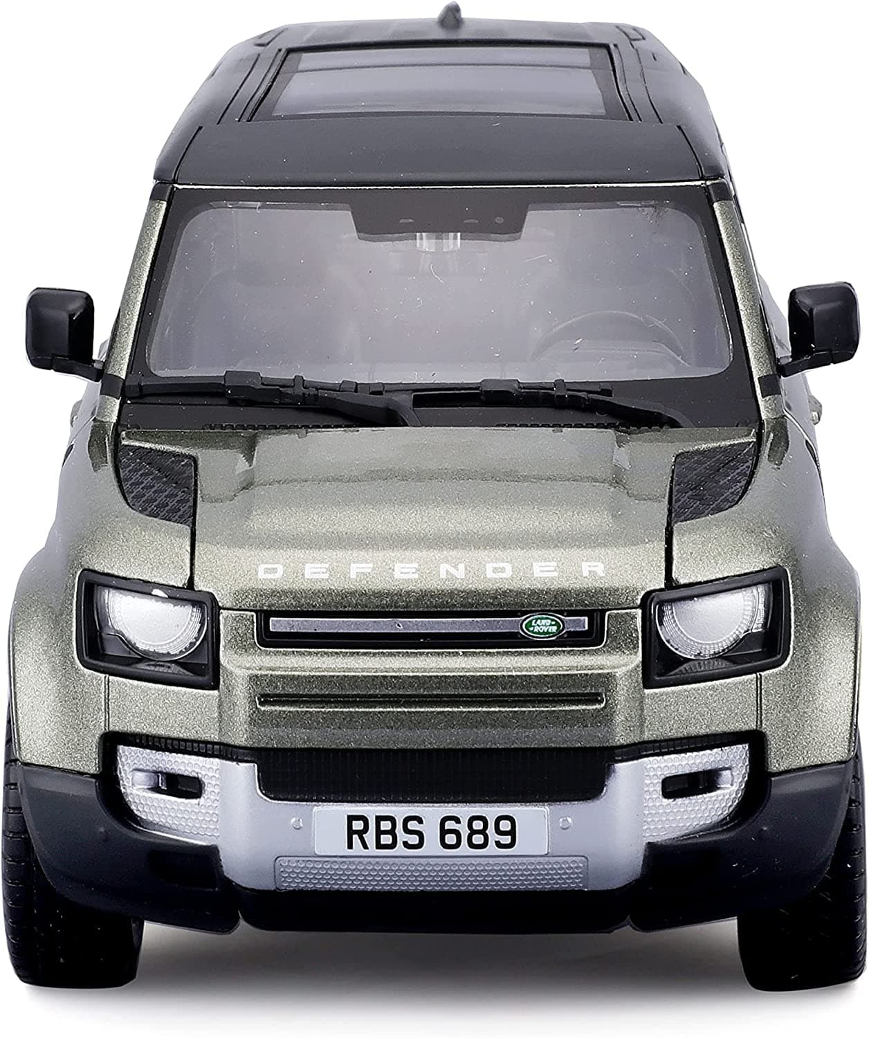 Bburago 1/24 Scale Model Compatible with Land Rover Defender 110 Replica Miniature SUV 2022 (Green) view 3