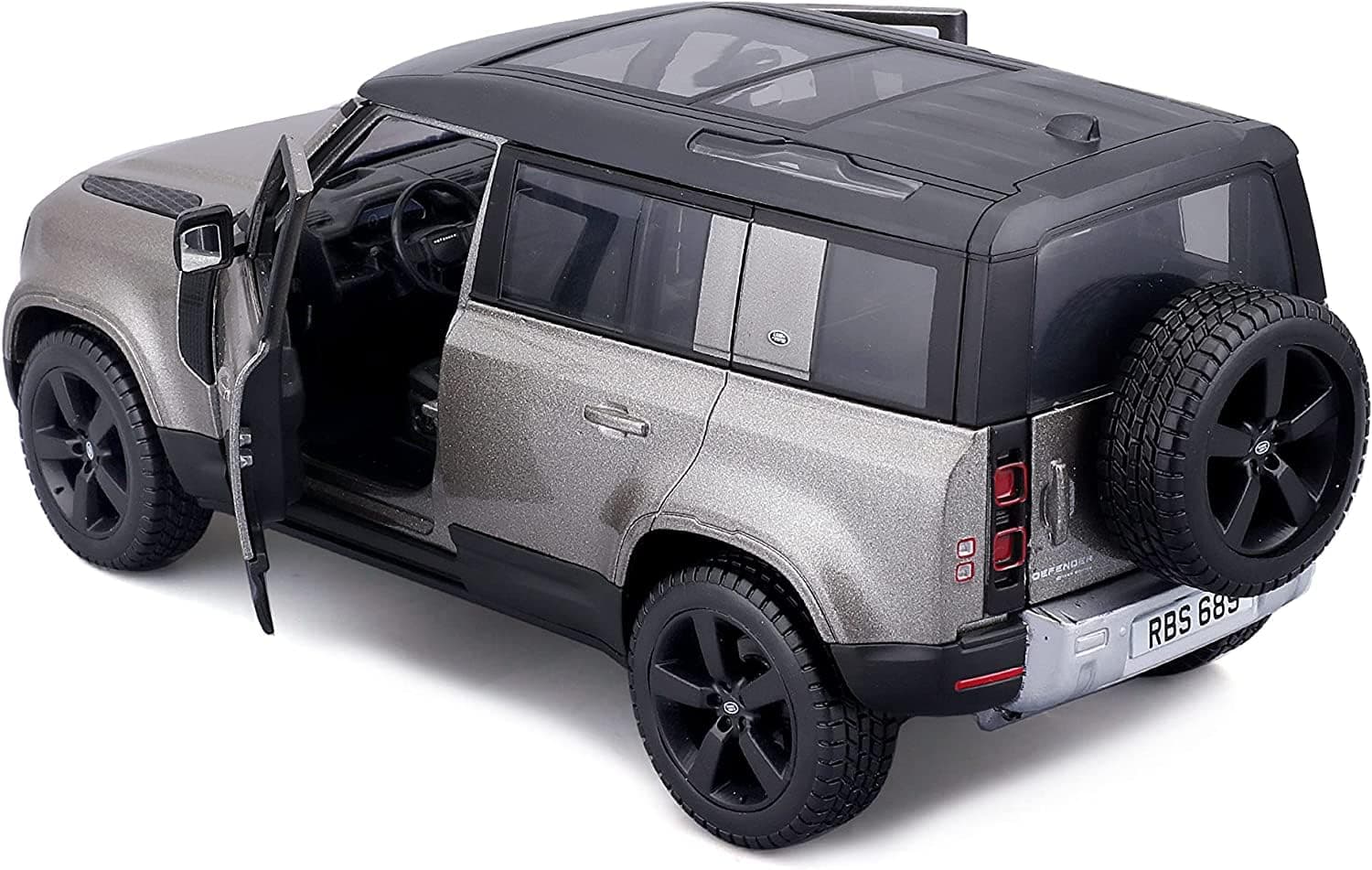 Bburago 1/24 Scale Model Compatible with Land Rover Defender 110 Replica Miniature SUV 2022 (Green) view 2