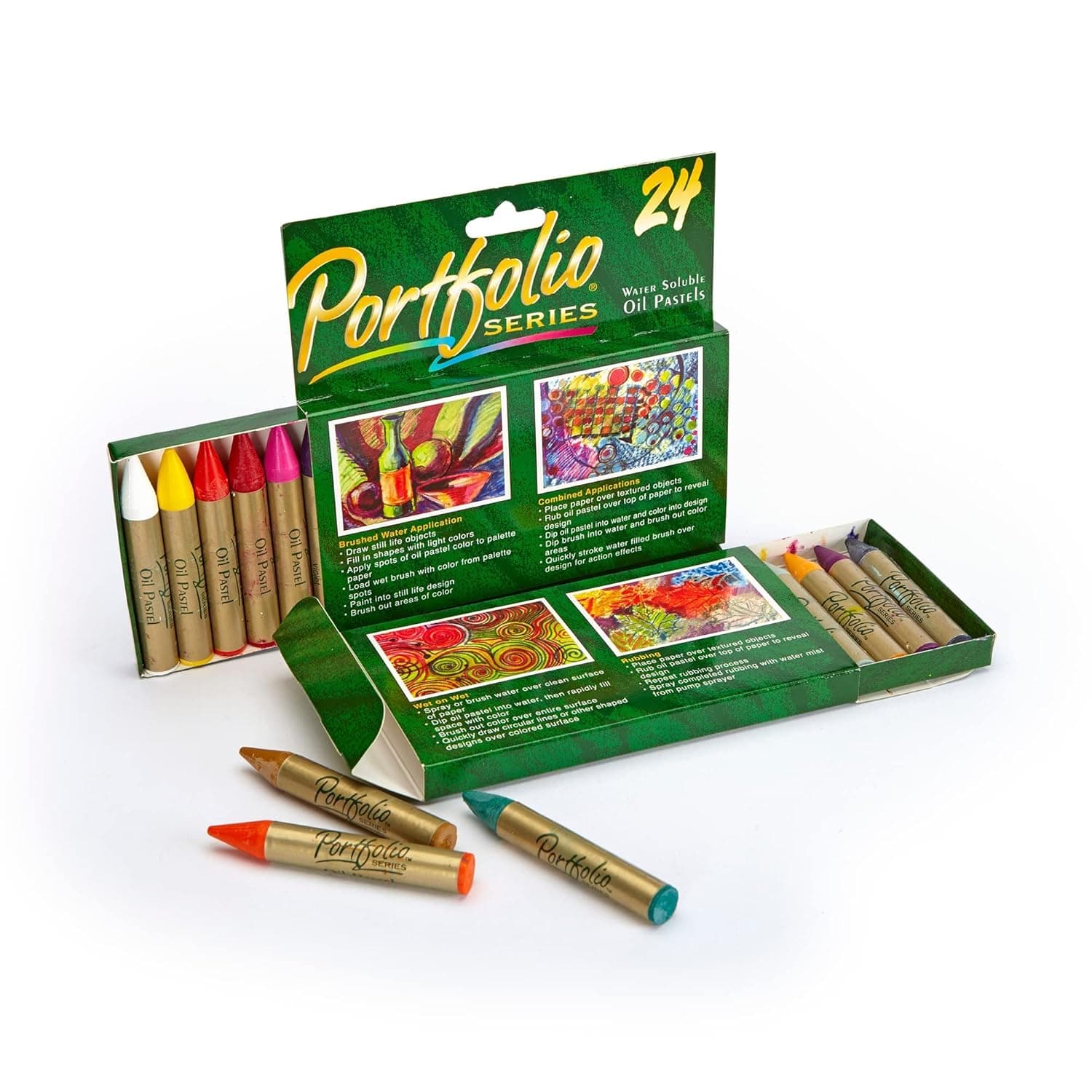 Crayola Portfolio Series Oil Pastels, Water Soluble, 24 Count, Colors May Vary view 5