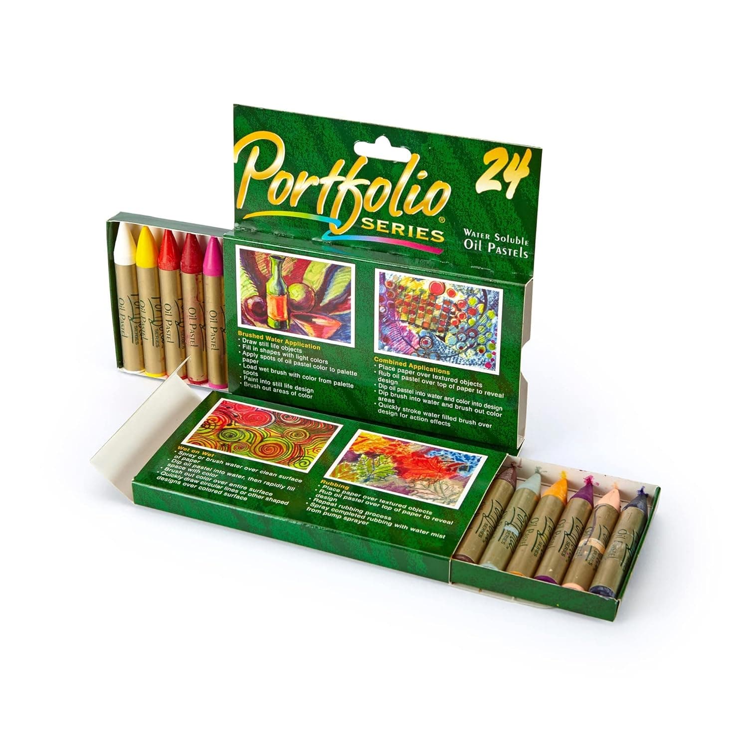 Crayola Portfolio Series Oil Pastels, Water Soluble, 24 Count, Colors May Vary view 6
