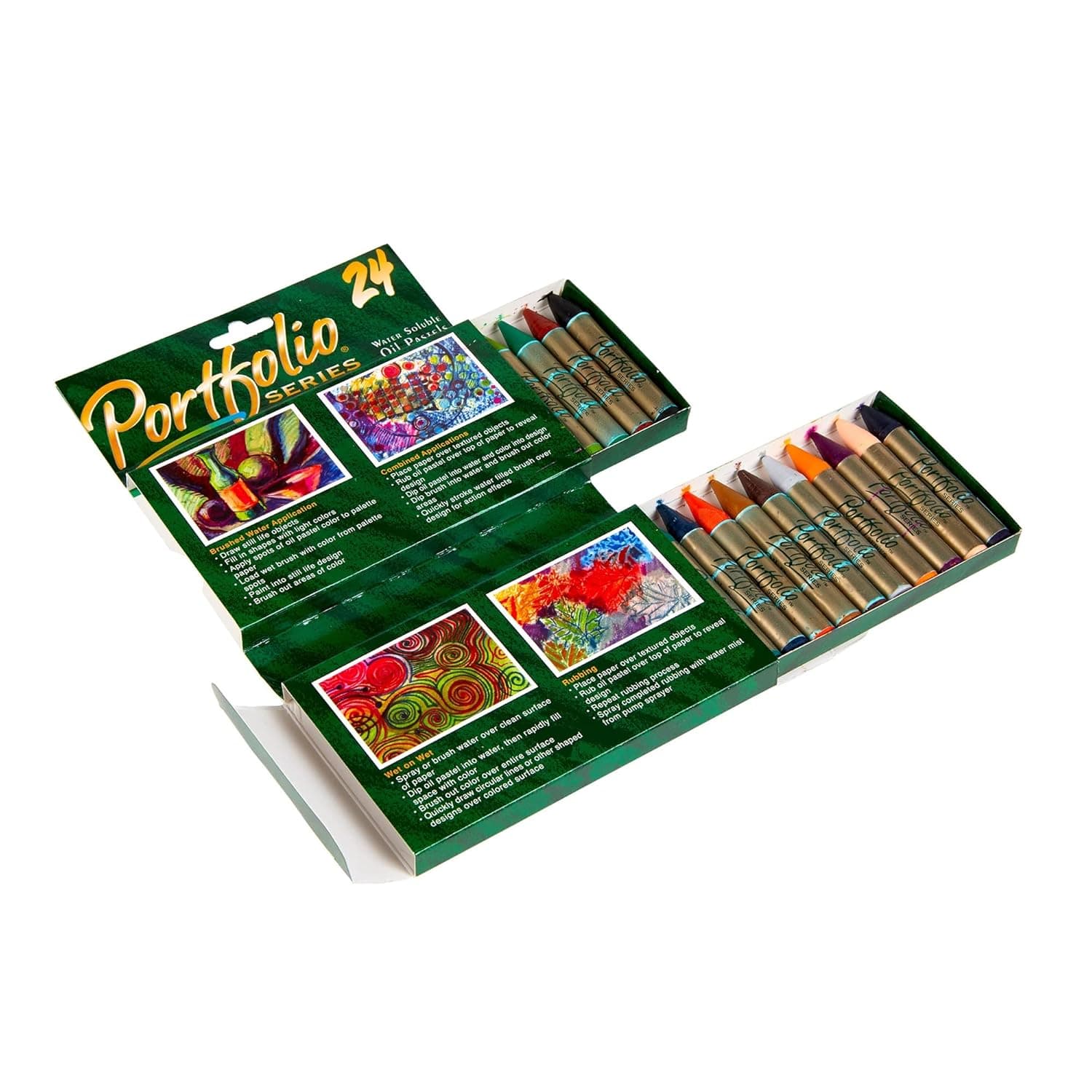 Crayola Portfolio Series Oil Pastels, Water Soluble, 24 Count, Colors May Vary view 7