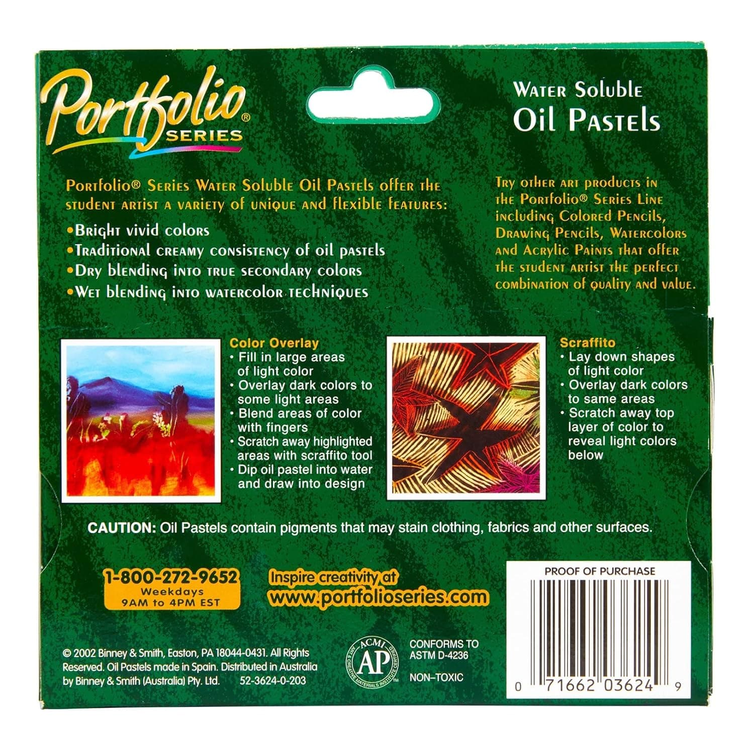 Crayola Portfolio Series Oil Pastels, Water Soluble, 24 Count, Colors May Vary view 8
