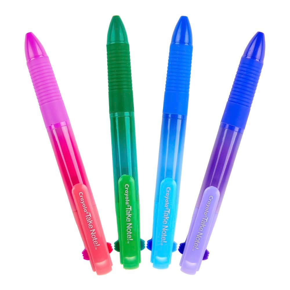 Crayola Washable Gel Pen Set, 3 Shades in 1 Pen, Office & School Supplies, 4 Count view 4