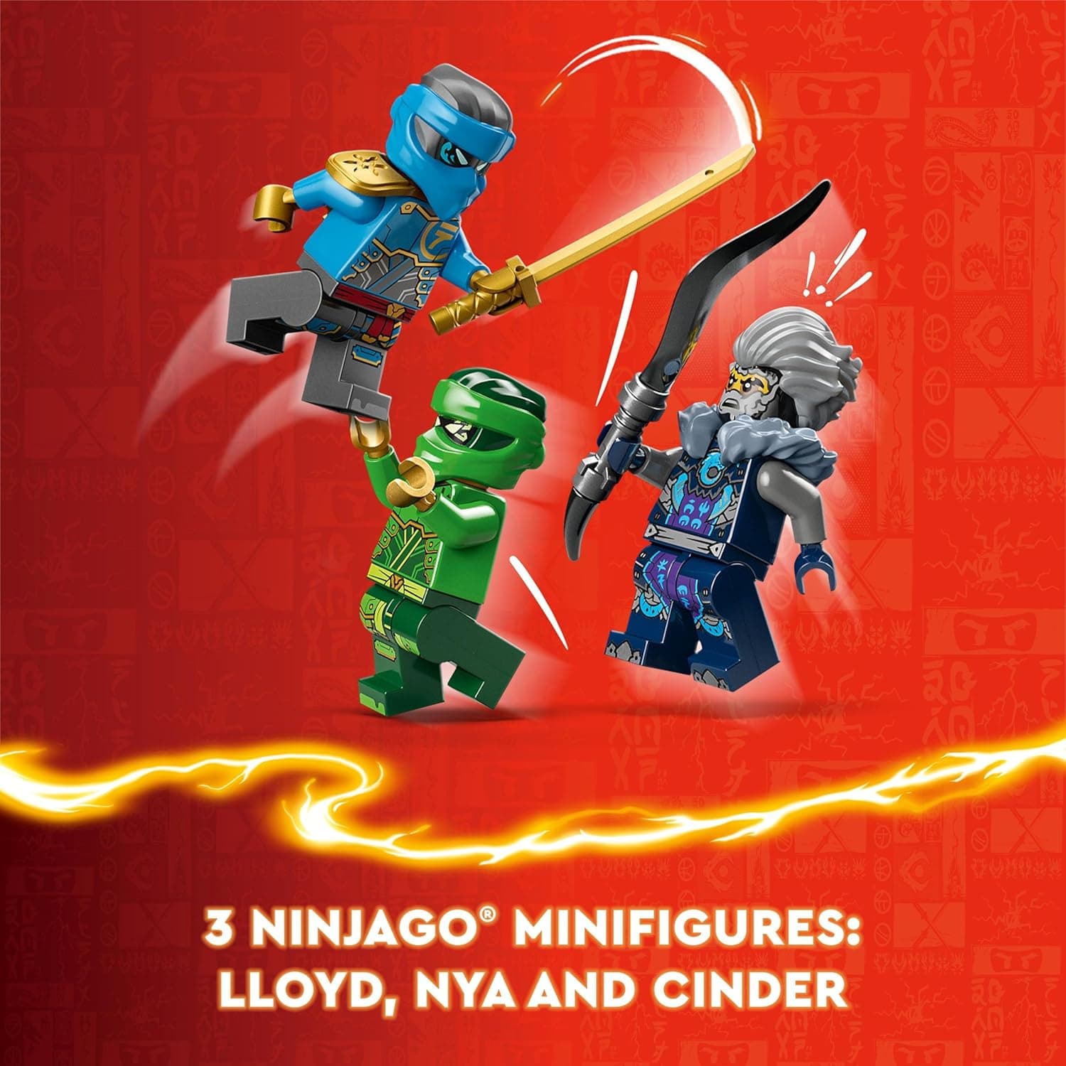LEGO NINJAGO Lloyds Elemental Power Mech Toy 71817 view 3