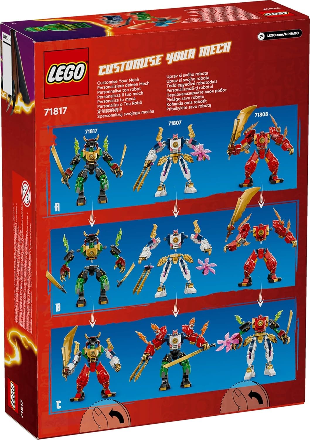 LEGO NINJAGO Lloyds Elemental Power Mech Toy 71817 view 7