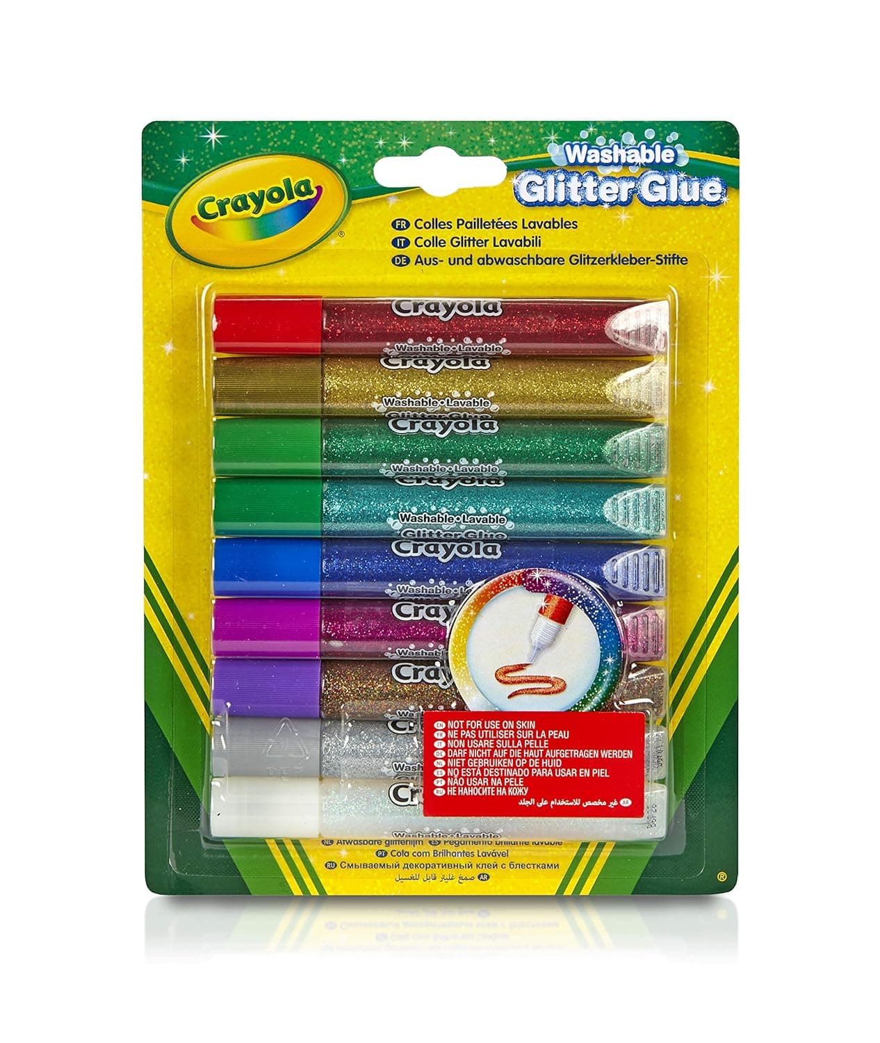 Bold Washable Glitter Glue 9 ct.