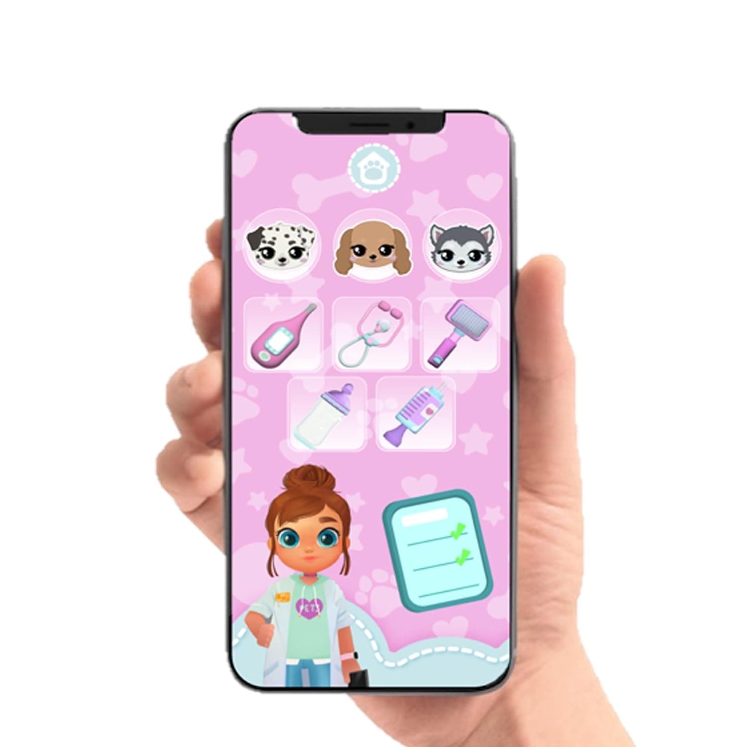 Baby Paws Cocker Spaniel Puppy Toy with Swaddle Bag| Scan QR Code for More Interactive Roleplay, Pretend Play Toy|That Make 5 Adorable Sounds Kids Toys for Ages 4+|Birthday Gift for Pet Lovers -22 cm