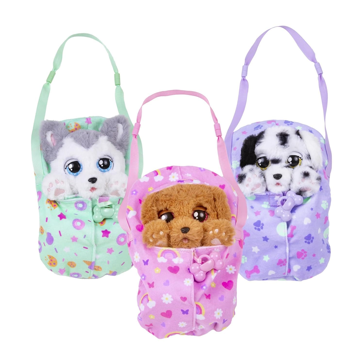 Baby Paws Cocker Spaniel Puppy Toy with Swaddle Bag| Scan QR Code for More Interactive Roleplay, Pretend Play Toy|That Make 5 Adorable Sounds Kids Toys for Ages 4+|Birthday Gift for Pet Lovers -22 cm view 2