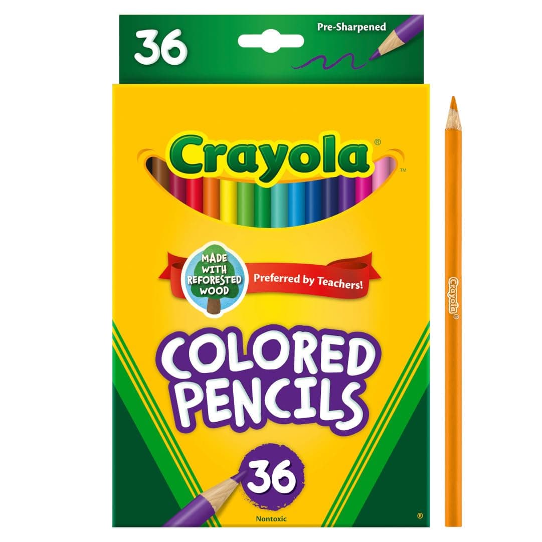 Crayola 36 Count Color Pencils Gold view 2