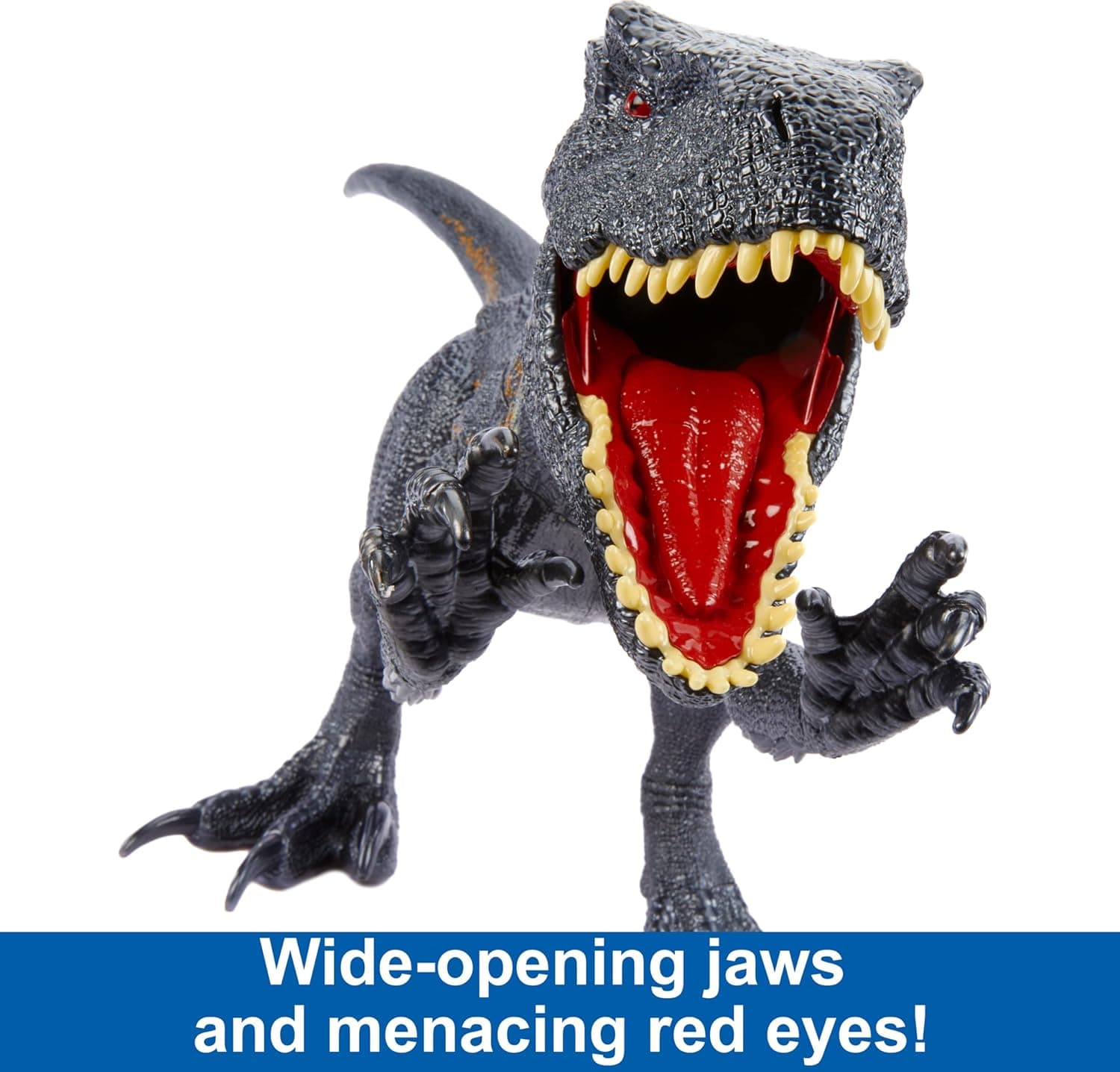 Mattel Jurassic World: Fallen Kingdom Dinosaur Action Figure, Large Indoraptor Dino Toy with Eating Feature, 3 Feet view 3