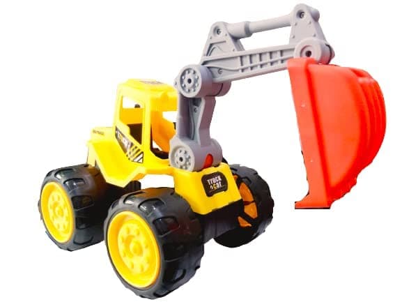 Free Wheel Excavator Truck Toy 25 CM Construction Digger Truck Toy for Kids Multicolour view 2