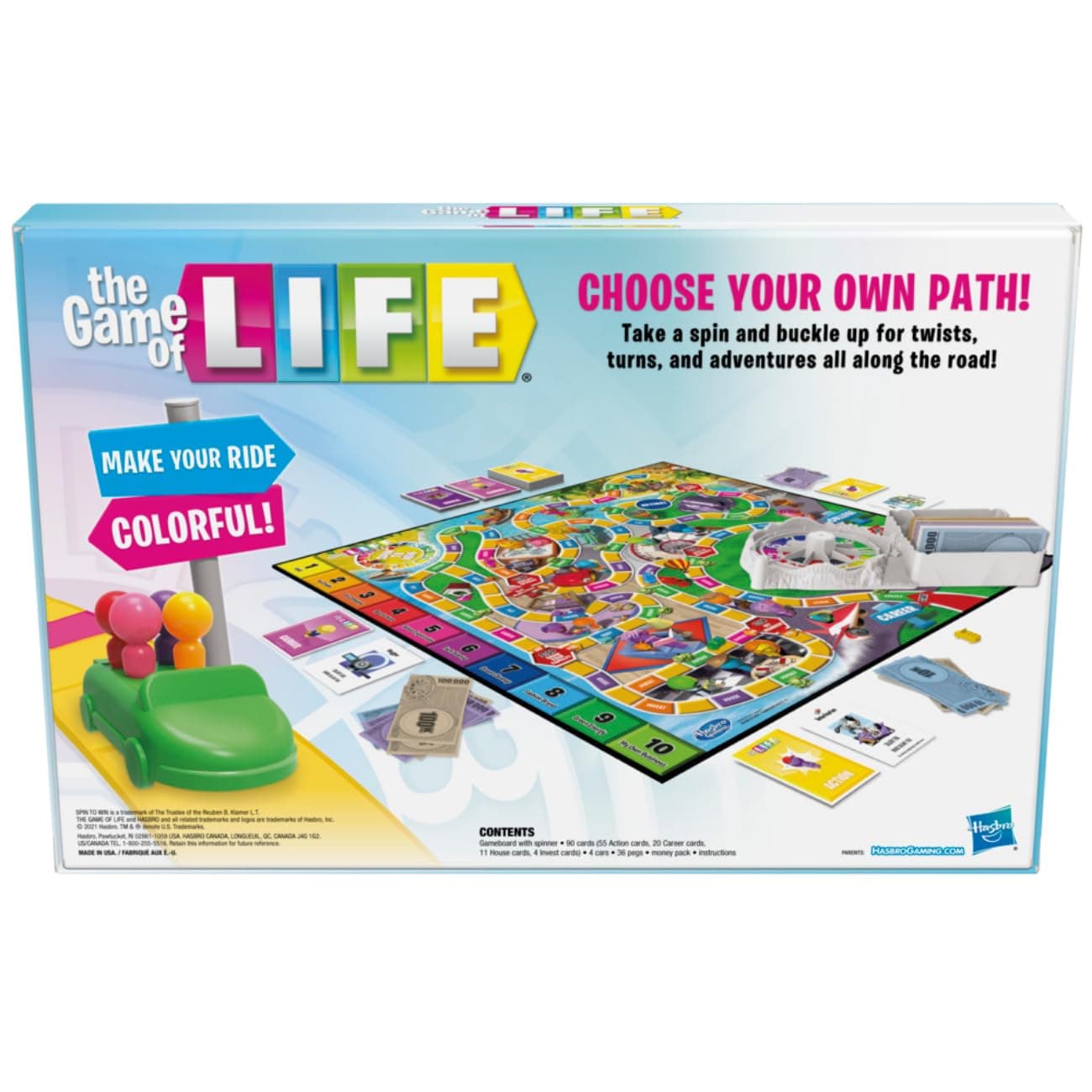 Hasbro Gaming - The Game of Life Board Game, Fun Board Game for Families and Kids, Board Game view 5