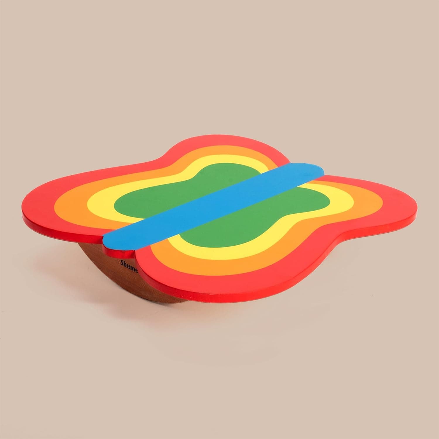 Shumee Butterfly Balance Board with Multicolour Child Safe Paint