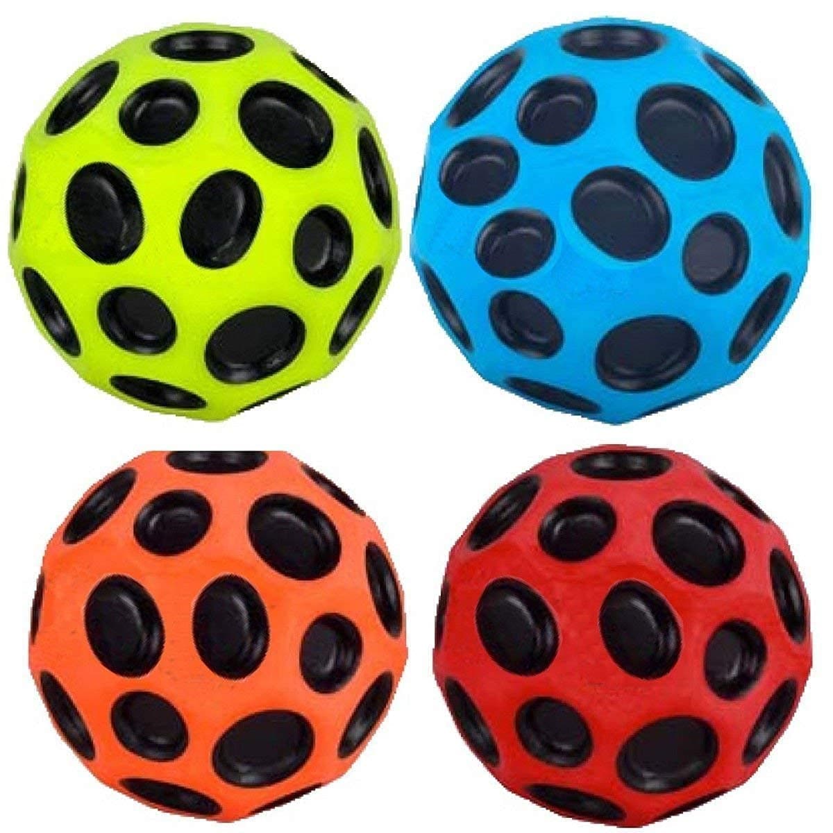 Moon Ball  Super High Bounce & Pop Sounds  Easy Grip Rebound Ball with Wrist Band  Random Color Pack of 1 view 6