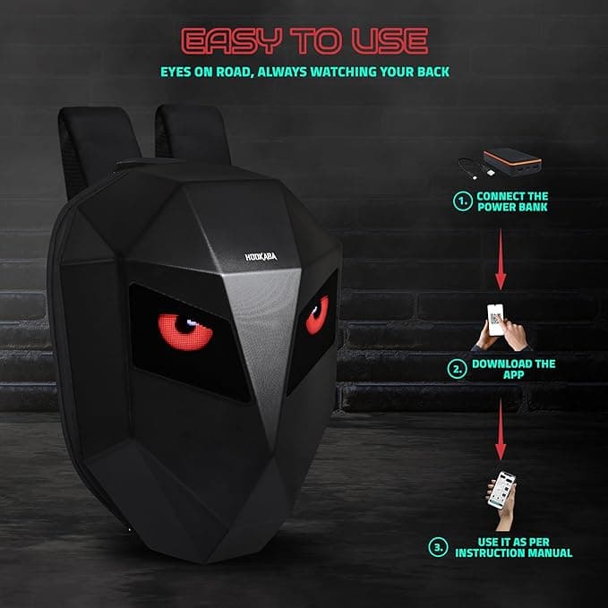 Hookaba: Eye Rover Junior-LED Eyes Kids Bag