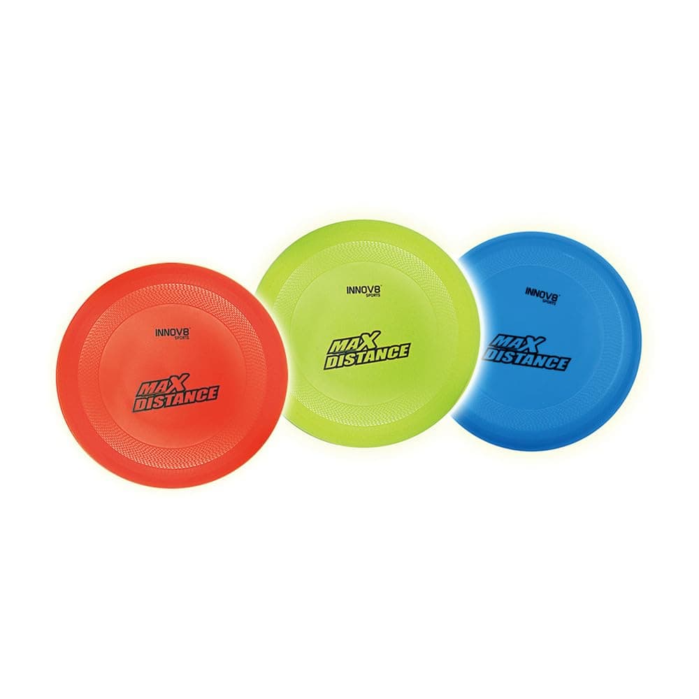 Innov8 Indoor and Outdoor Sports Equipment, New (Playwell Innov8 Frisbee Golf Set, 54 x 54 x 90 cm Goal Basket with 3 Coloured Discs, Outdoor Game for Ages 5+) view 2